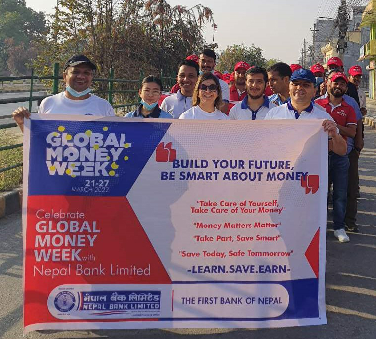नेपाल बैंकले देशैभरि भब्य रुपमा मनायो “ग्लोबल मनि विक”