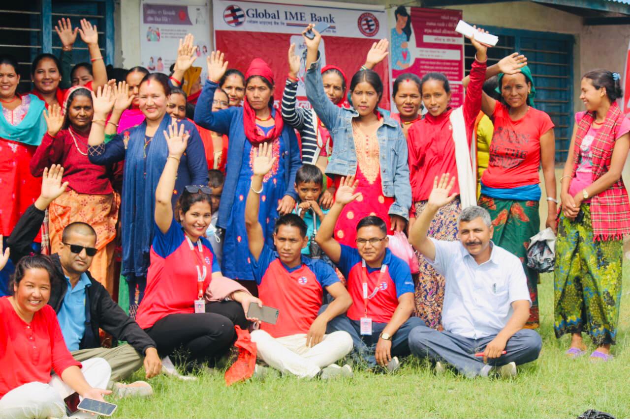 ग्लोबल आइएमई बैंकद्वारा निःशुल्क महिला स्वास्थ्य शिविरको आयोजना