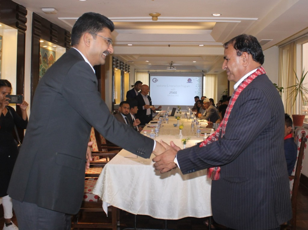 नेपाल उद्योग परिसंघ र संयुक्त ट्रेड यूनियन समन्वय केन्द्रबीच छलफल