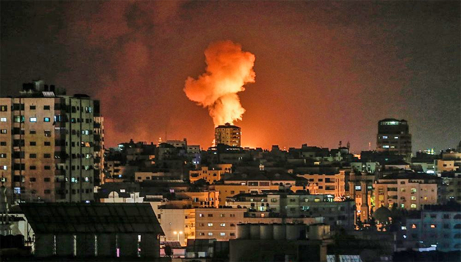 मध्य गाजामा इजरायली विस्फोट ४० को मृत्यु १००घाइते : हमास मिडिया कार्यालय   