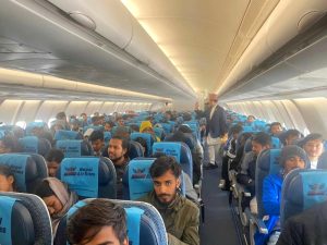 दुई सय ५४ नेपाली नागरिक लिएर इजरायलबाट काठमाडौँका लागि उड्यो विमान, राति १ः३० बजे आइपुग्ने   