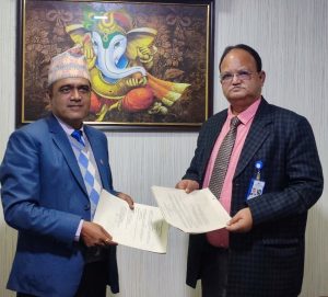 लुम्बिनी विकास बैंक र बयोधा अस्पताल बिच सम्झौता