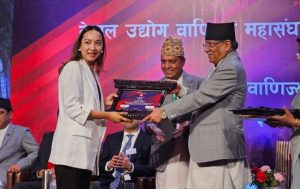 मनकामना केबलकार नेपाल उघोग वाणिज्य महासंघद्वारा सम्मानित